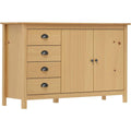 Sideboard mit den Massen 130 x 40 x 80 cm in Naturbraun