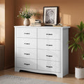 Sideboard verbindet 8 Schubladen und Holzbeine
