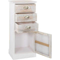 Sideboard mit den Massen 38 x 28 x 86 cm in Weiss