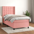 Hoehenverstellung an dem Boxspringbett mit den Massen 90 x 190 cm