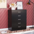 Sideboard mit Schubladen, Metallgriffen und beschichteten Flaechen