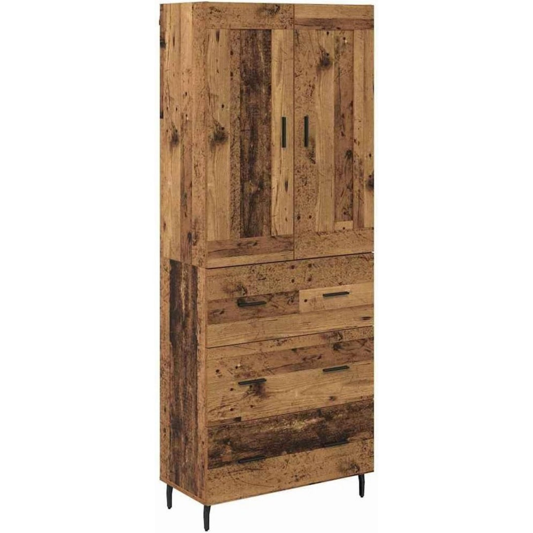 3 Schubladen an dem Hochschrank mit den Massen 69.5 x 34 x 180 cm