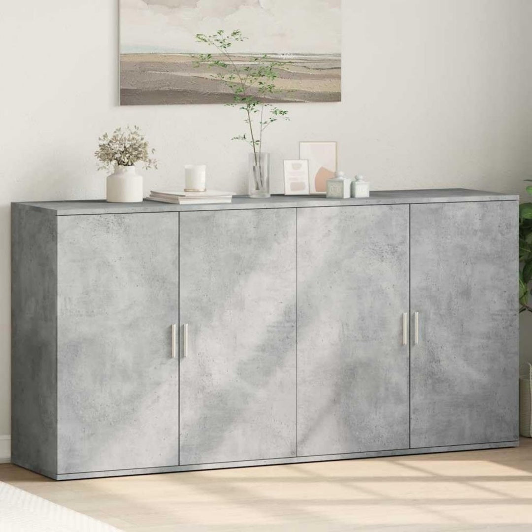 Sideboard mit den Massen 79 x 38 x 80 cm in Betongrau