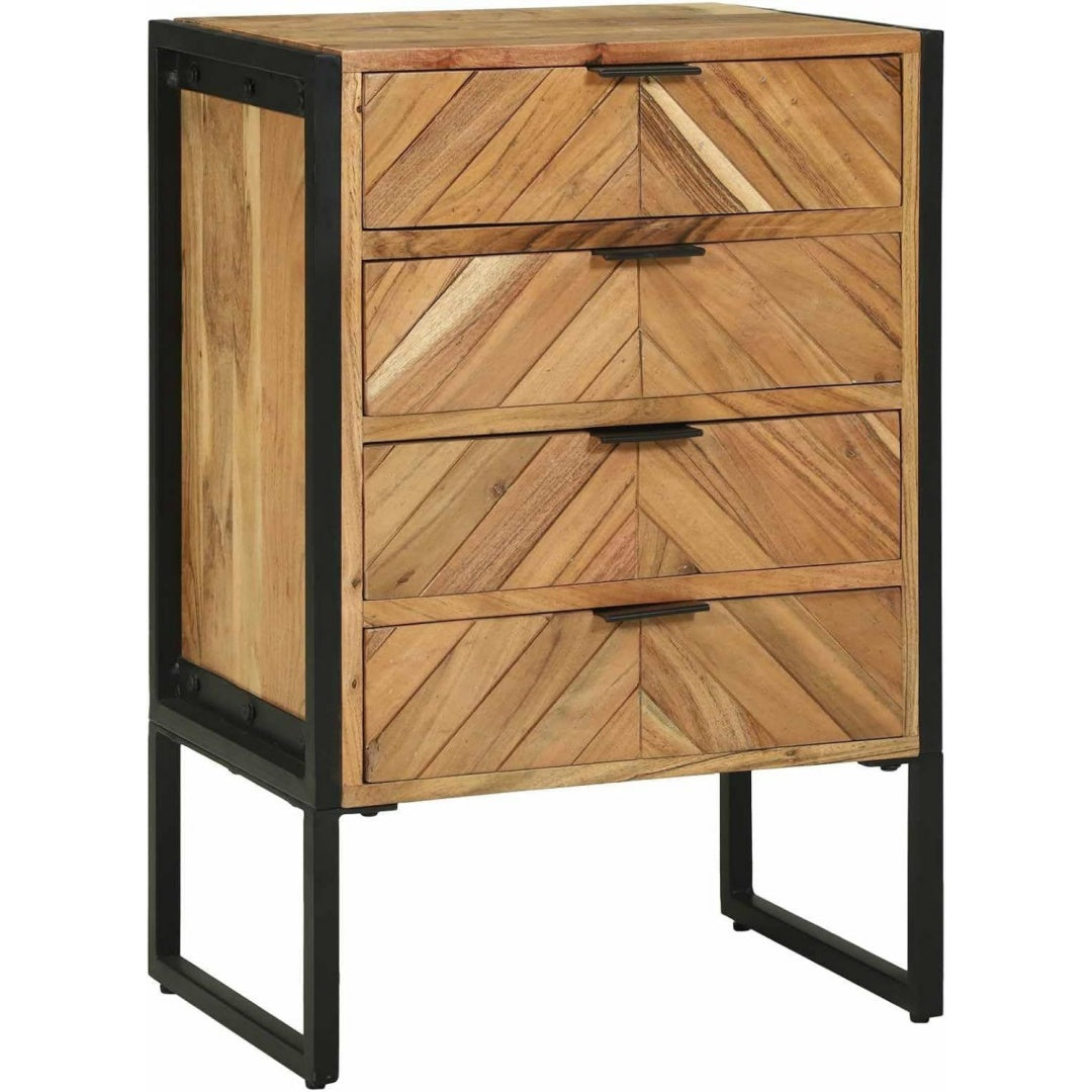 Sideboard aus Akazienholz mit Schubladen