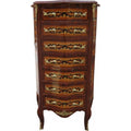 Das Sideboard zeigt sich in Dunkelbraun