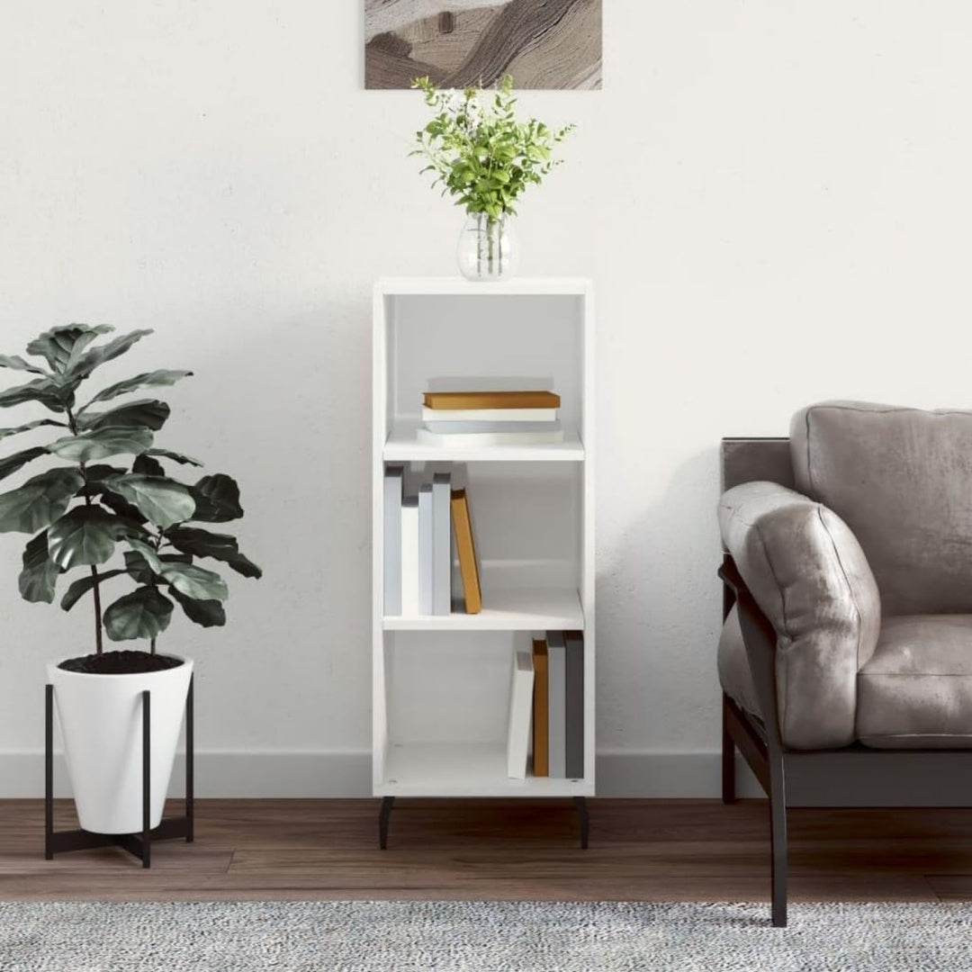 Sideboard mit den Massen 34.5 x 32.5 x 90 cm in Weiss