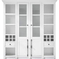 Vitrine mit Flechtoptik