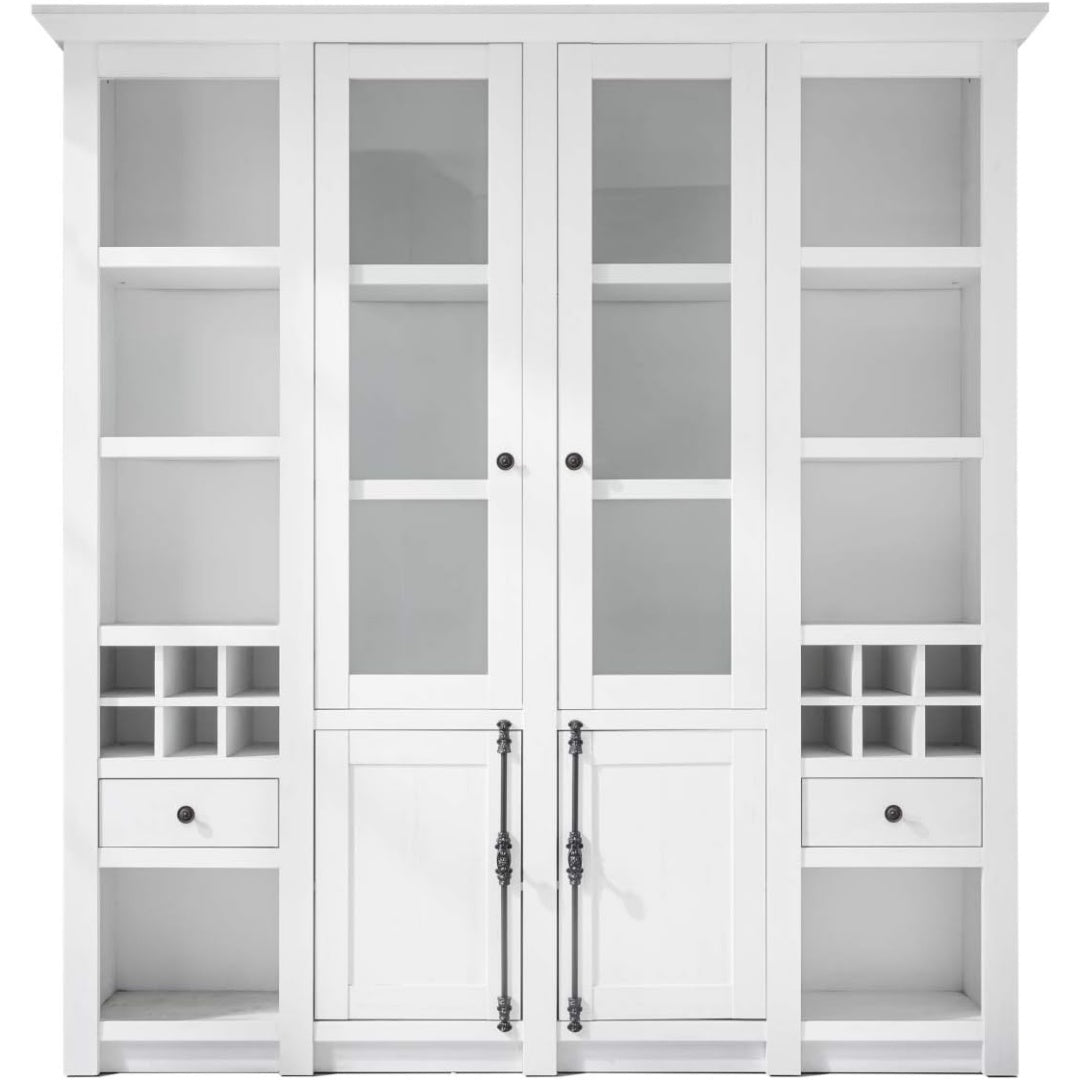 Vitrine mit Flechtoptik