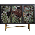Glastueren praegen das Sideboard in Mehrfarbig