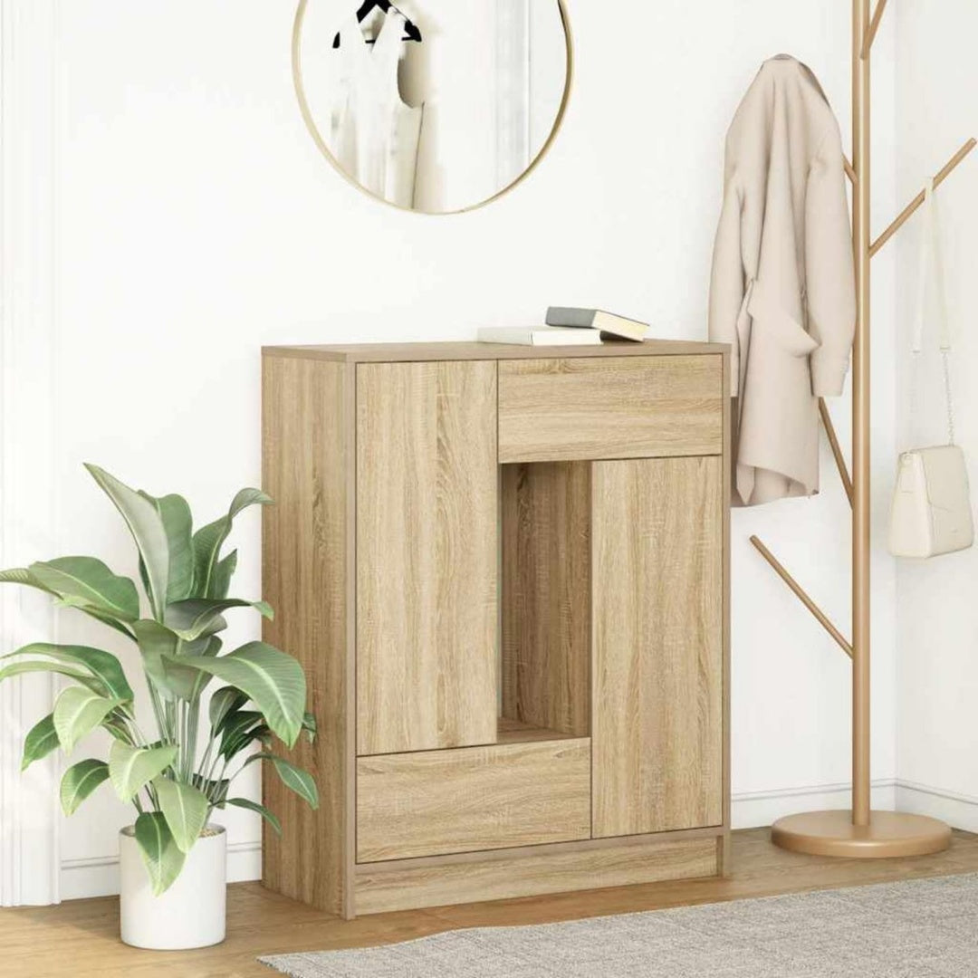 Sideboard mit den Massen 73 x 31 x 90 cm in Eichenbraun